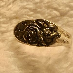 KEEPSAKE SS Sterling Silver “A” Initialed Ring
